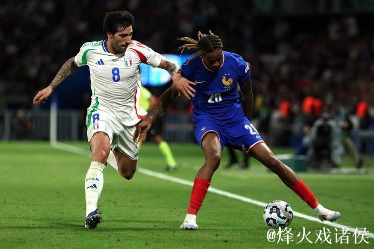 欧国联-巴尔科拉闪击迪马尔科破门 意大利3-1法国
